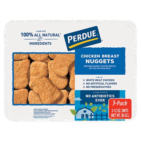 PERDUE® Refrigerated Breaded Chicken Breast Nuggets Club Pack | 82110 | PERDUE®