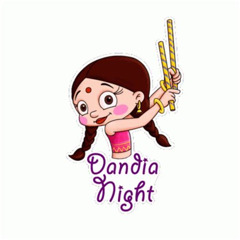 Dandia Night Chutki GIF - Dandia Night Chutki Chhota Bheem - Discover ...