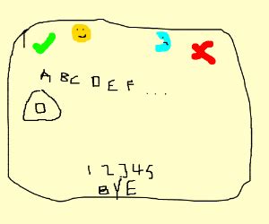 Ouija board - Drawception