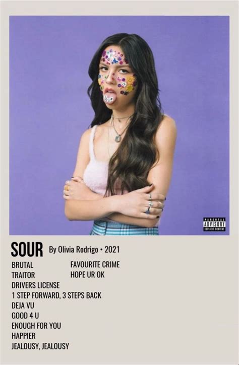 sour - olivia rodrigo album polaroid Poster by printsinpink in 2021 | Film posters minimalist ...