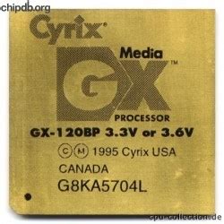 Cyrix - MediaGX - 120 - chipdb.org