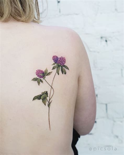 Pin by htd Brothers on Tatoosh | Clover tattoos, Clover flower, Small tattoos