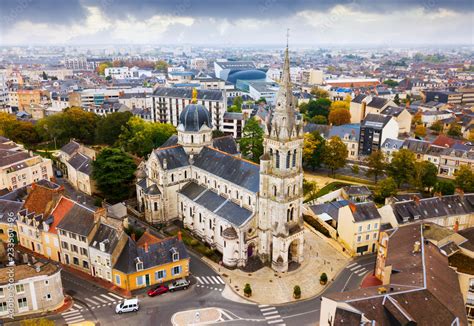 Aerial view of Chateauroux, France Stock Photo | Adobe Stock