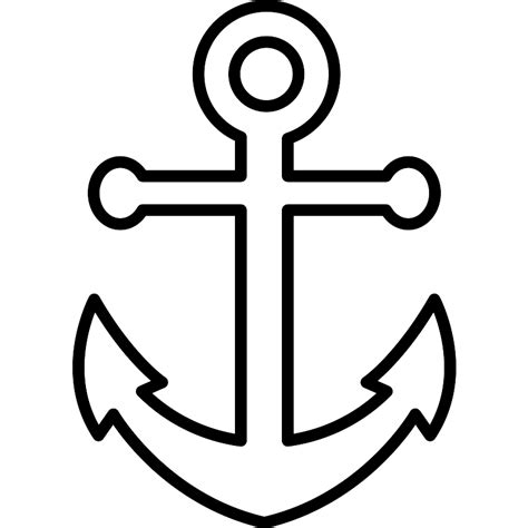 Big Anchor Vector SVG Icon - SVG Repo