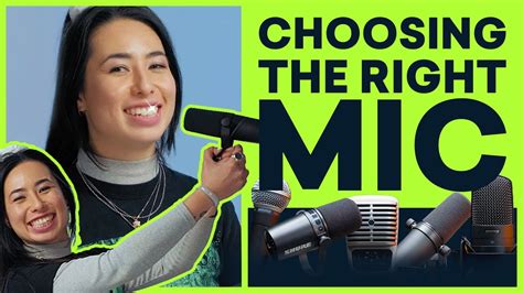 Choosing The Right Microphone For Your Voice - YouTube