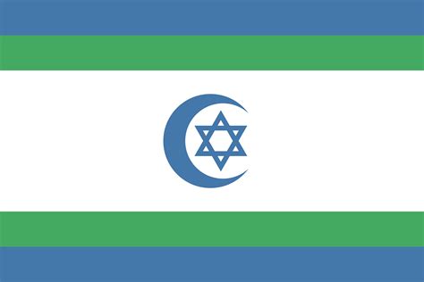 Israel-Palestine Union flag : r/vexillology