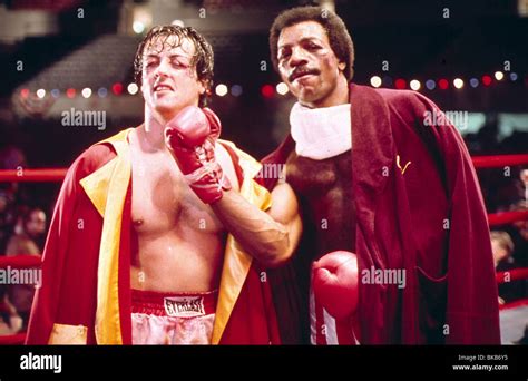 ROCKY (1976) SYLVESTER STALLONE, CARL WEATHERS RKY 005 Stockfotografie - Alamy