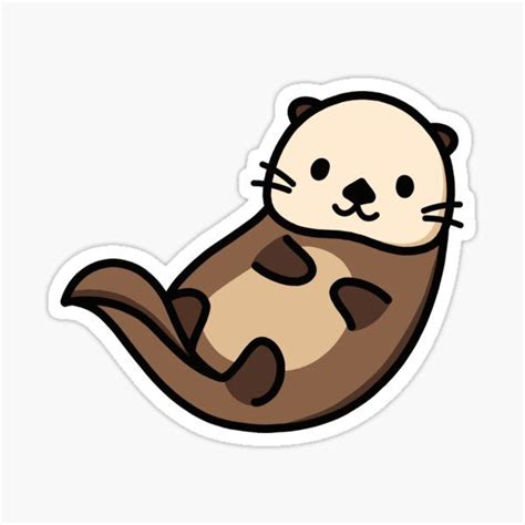 Pegatina ''Nutria' de littlemandyart | Cute stickers, Cool stickers ...