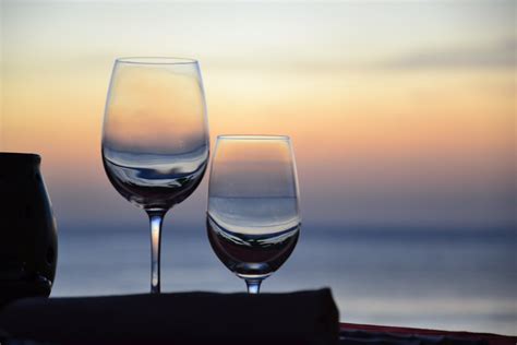 Glasses | Wine glasses set up for a romantic dinner for two … | Flickr