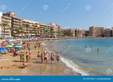 The Beach In Torrevieja Alicante 1 Editorial Photo | CartoonDealer.com #121964385