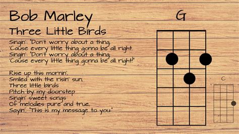 Bob Marley Three Little Birds Lyrics