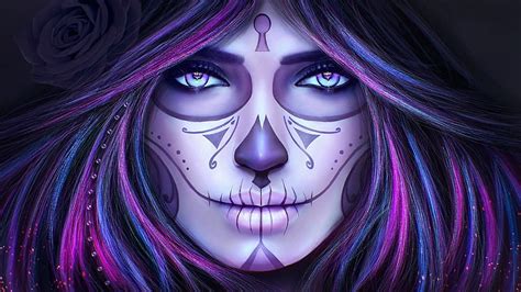 Mexican Sugar Skull Girl HD wallpaper | Pxfuel