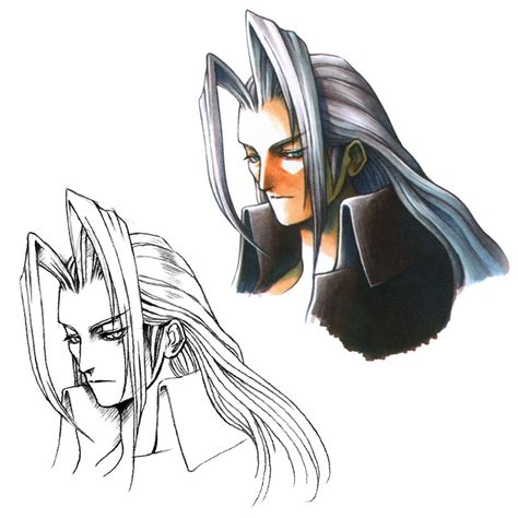 Sephiroth Portrait Art from Final Fantasy VII #art #artwork #gaming #videogames #gamer #gameart ...