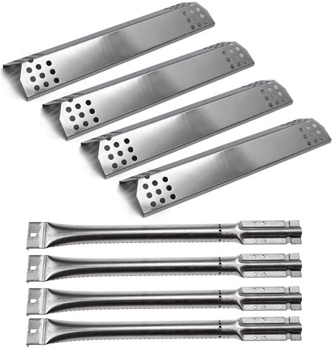 Stainless Steel Heat Plate Shield and Burners Tube Kit Replacement Gas ...