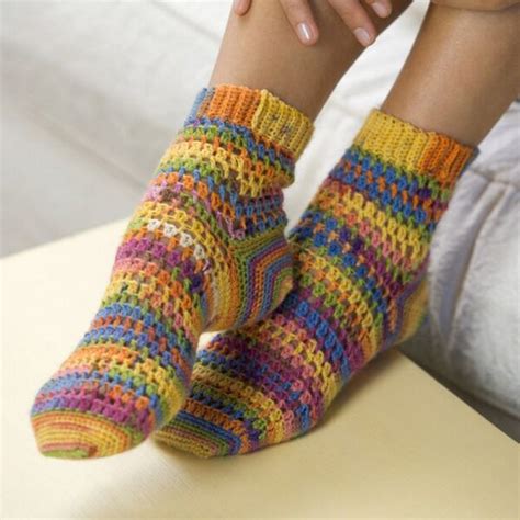 37 Cozy Crochet Sock Patterns For All Season - DIYsCraftsy