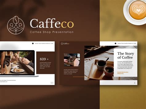 Caffeco Coffee Shop Presentation Template by Slidesignus on Dribbble