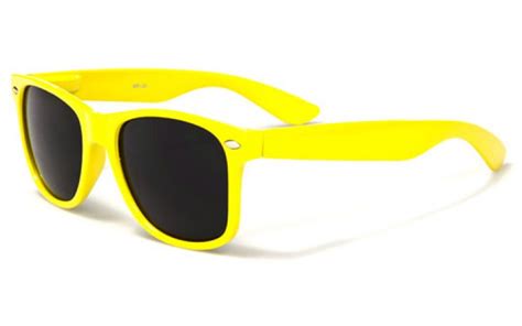 Vintage Wayfarer Sunglasses in Assorted Neon Colors – Bewild