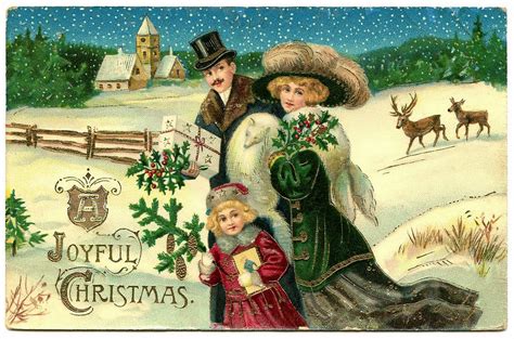 19th Century Historical Tidbits: Victorian Christmas Card