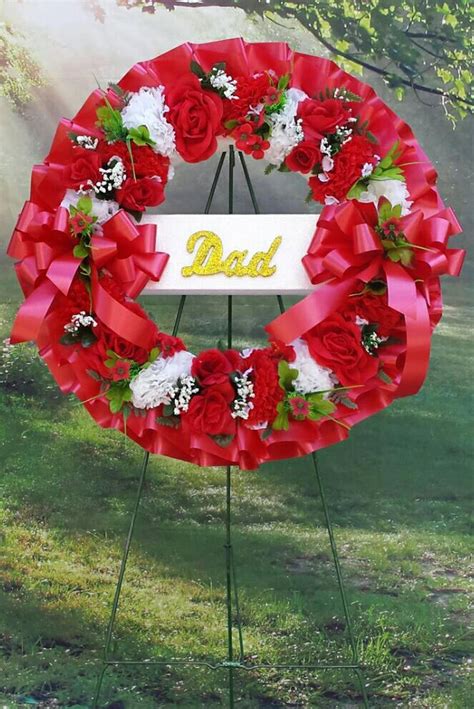 Cemetery Wreath Sympathy Son Dad Brother Uncle | Etsy