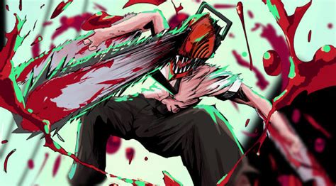 850x550 Anime Chainsaw Man HD Denji Colourful Art 850x550 Resolution ...