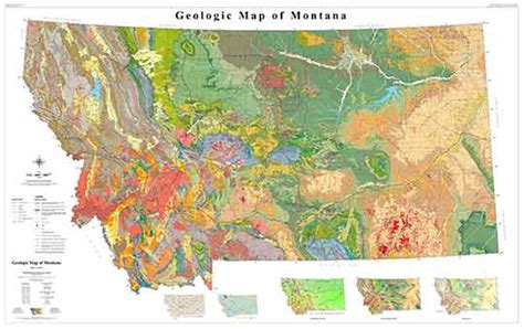 Geologic Map Of Montana - Tourist Map Of English