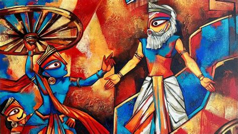 How a Kolkata artist is bringing Mahabharata alive on canvas - India Today