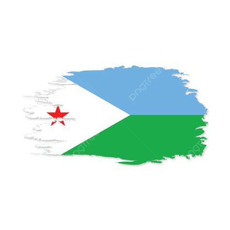 Djibouti Flag With Vector Stock, Djibouti, Flag Of Djibouti, Djibouti ...