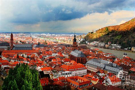 Ancient European City Photograph by Qian Jinqun - Fine Art America