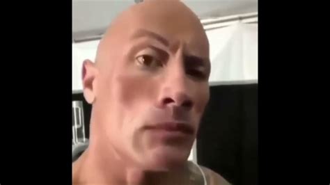 10 Hours of Dwayne Johnson Eyebrow Meme - YouTube