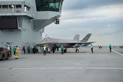 DVIDS - Images - F-35 test team, HMS Prince of Wales ship’s company ...