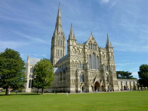 Salisbury Cathedral, Built in The Style of Early English Gothic ...