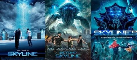 Skyline (2010), Beyond Skyline (2017), and Skylines (2020) have to be the weirdest movie trilogy ...