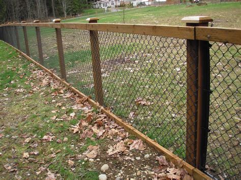 Things We All Hate About black chain link fence with wood posts ...