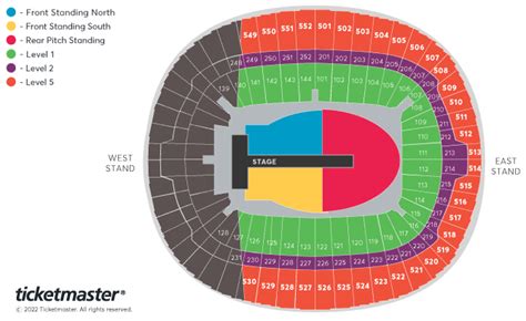 The Weeknd: After Hours til Dawn Tour Seating Plan - Wembley Stadium