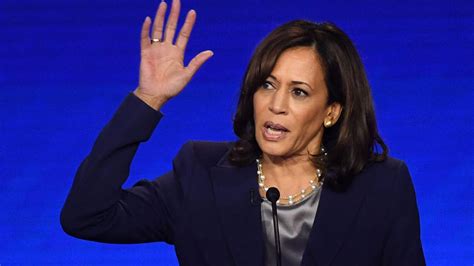 Download Kamala Harris On Debate Wallpaper | Wallpapers.com