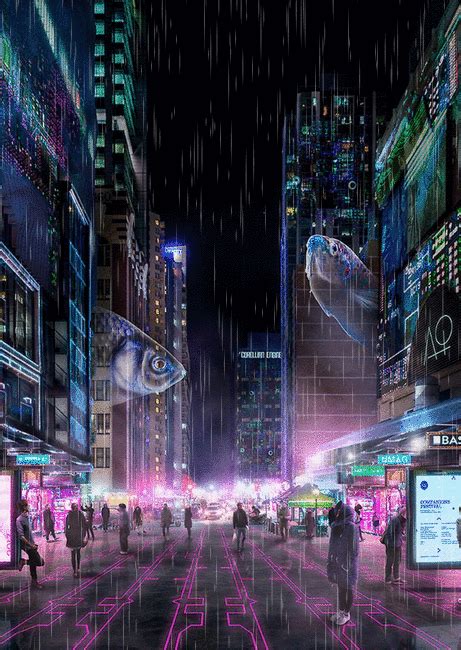 Cyberpunk City | Пейзажная фотография, Пейзажи, Фантастический мир