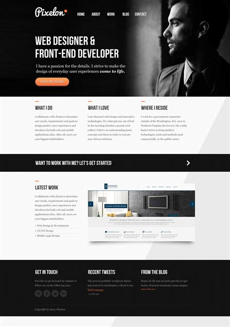 Responsive Portfolio Website Templates