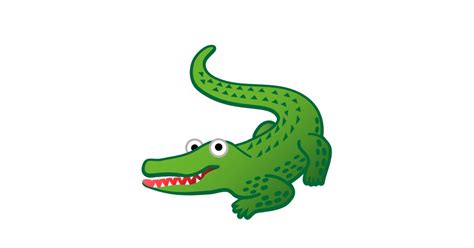 Clipart alligator emoji, Clipart alligator emoji Transparent FREE for ...