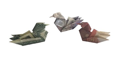 Money Origami Mandarin Duck - Origami Expressions