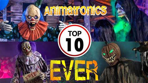 Top 10 Spirit Halloween Animatronics *EVER* - YouTube