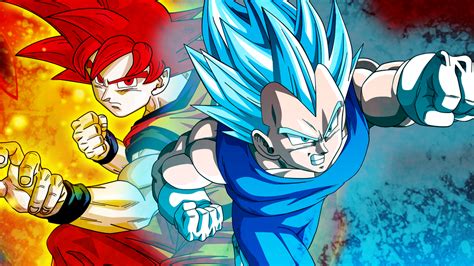 Goku and Vegeta Super Saiyan God Background by ArmorKingTV21.deviantart ...