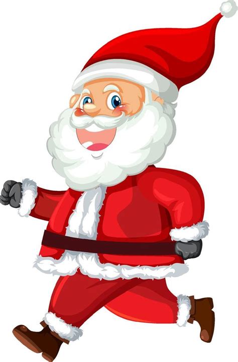 Santa Claus in cartoon style 14291674 Vector Art at Vecteezy