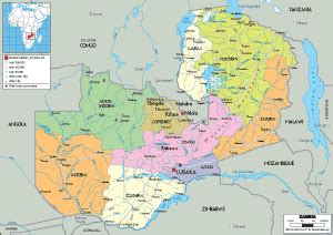 Maps of Zambia - Worldometer