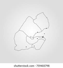 Map Djibouti Stock Vector (Royalty Free) 759403798 | Shutterstock