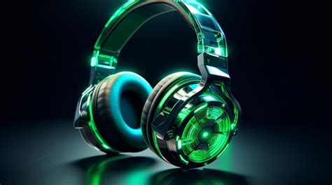 Premium AI Image | Headphones wireless digital device with vivid RGB ...