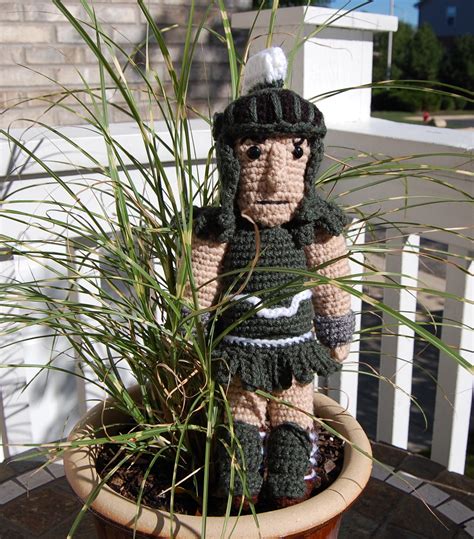 Roonie Ranching: Corey's Sparty Doll -- a free crochet amigurumi pattern