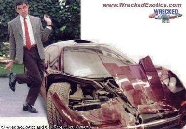 TV's Mr. Bean crashes his supercar | syracuse.com