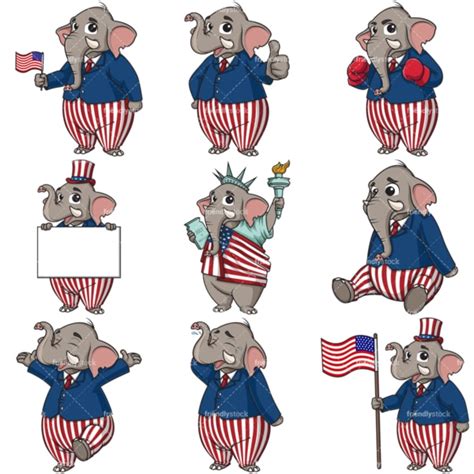 Democrat Donkey And Republican Elephant Shaking Hands Cartoon - FriendlyStock