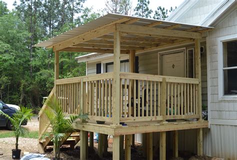 Cozy Porch with Second Story Deck