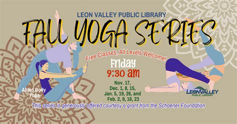 Yoga | Leon Valley Library